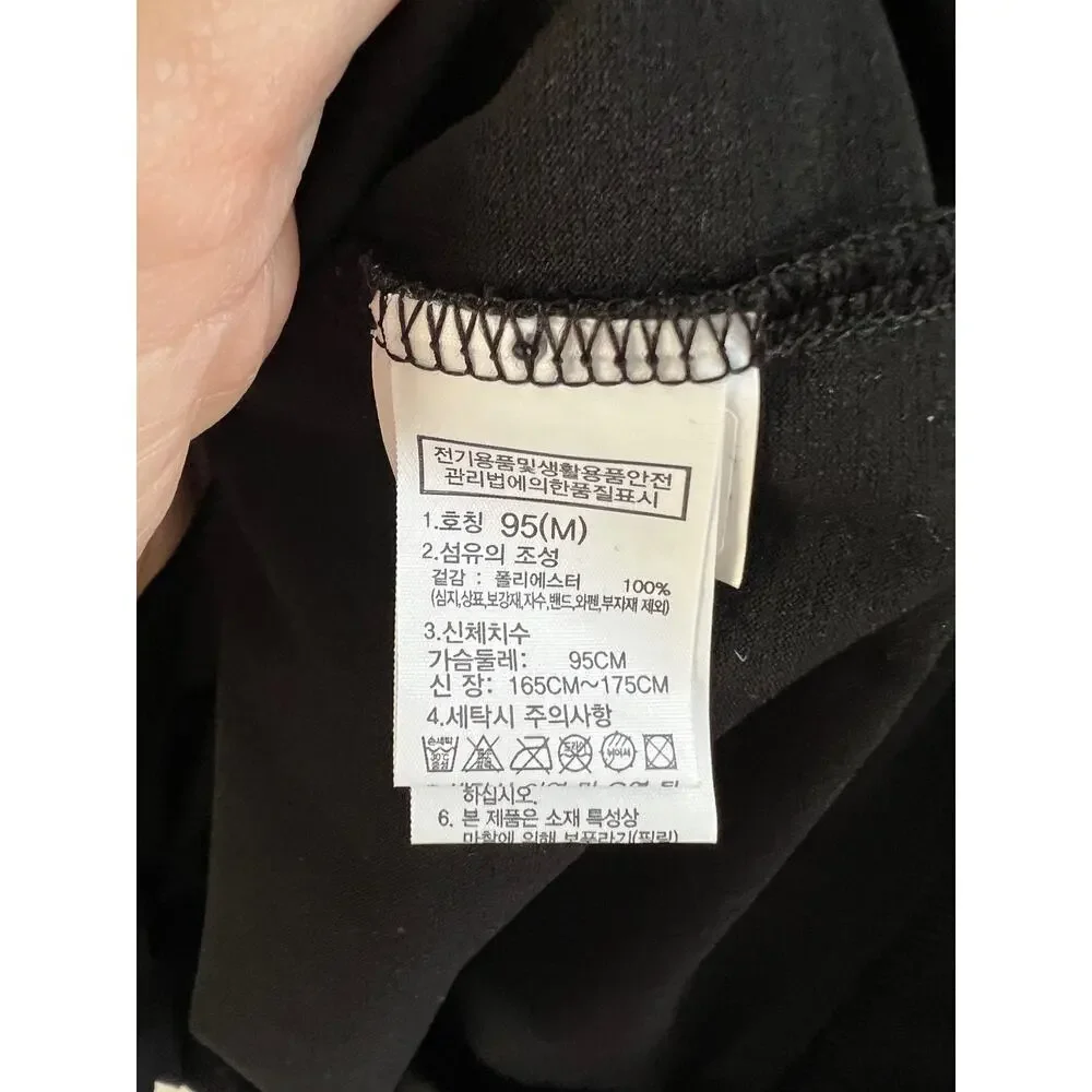 The North Face Made in Korea Black White 1/4 Zip Long Sleeve US Men’s Small - Picture 11 of 13